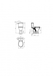 Сиденье и крышка для унитаза Ideal Standard "Евровит" 
